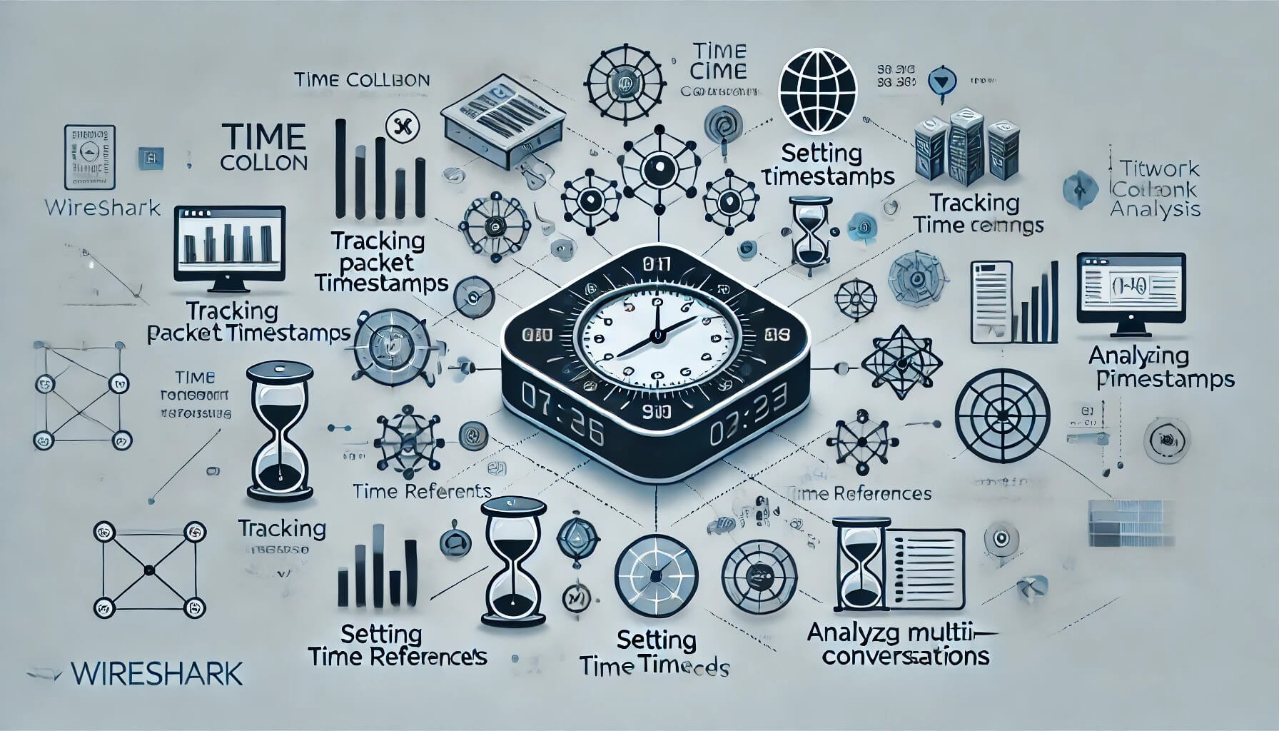 Analyzing Network Traffic and Response Times with the Time Column in Wireshark